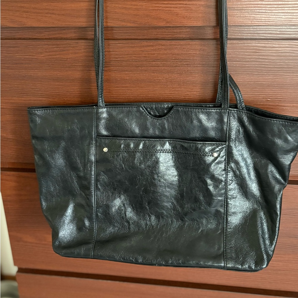 Latico Black Leather Tote
